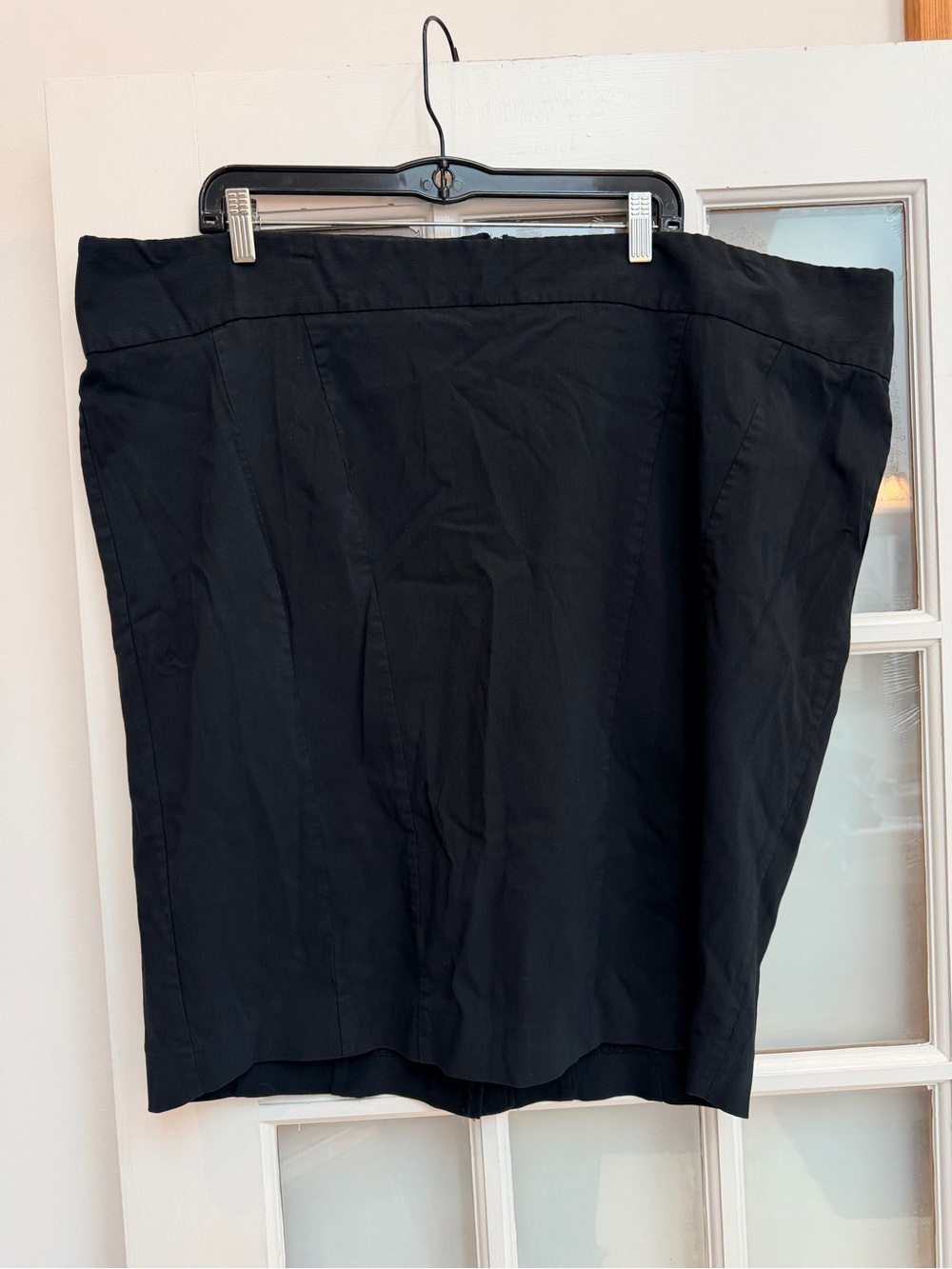 Vintage Torrid Y2K Chic Goth Pink Classic Black Career Pencil Skirt Plus Size 26